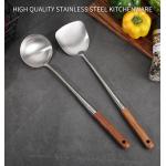 Extended Handle Rosewood 304 Spatula Stainless Steel Kitchen Utensils for sale