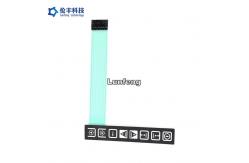 China Dashboard Membrane Touch Control Panel Pantone With Flat Buttons supplier