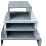 C Shape FRP Pultruded Profiles Customized Height And Lightweight，Corrosion-resistant Material for sale