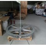 Stringing Construction Steel Cable Drum Stand 800mm Diamete 3000KN Rated Load for sale