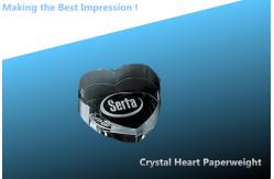 China blank 3d laser crystal heart/3d crystal heart/blank crystal heart/heart paperweight supplier