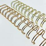 5/8'' Glossy Nylon Coated Double Wire Spiral Binding Coil