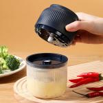 360 Degree Cutting Portable Electric Mixer Electric Garlic Press With Six Blade