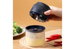China 360 Degree Cutting Portable Electric Mixer Electric Garlic Press With Six Blade supplier