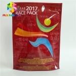 Food Grade Aluminum Foil Plastic Mylar Standy Zipper Pouch Customized Printed for sale