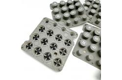 China Electronic Remote Control Molding Processing Conductive Carbon Pellet Silicone Rubber Keyboard Button supplier