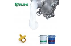 China Fast Curing Custom Yellow Aging Silicone Rubber LSR  Baby Nipple Material supplier