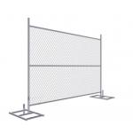 4ft  6ft 8ft Temporary 6x12 Chain Link Fence Panels For Construction for sale