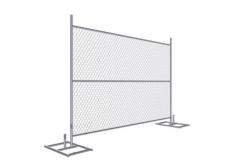 China 4ft  6ft 8ft Temporary 6x12 Chain Link Fence Panels For Construction supplier