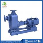 ZW Type Self Priming Sewage Pump Single Phase Non Clog Sewage Submersible Pump for sale