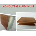 6061 T3 - T8 Wood Finish Wardrobe Aluminium Profile With Color Customized for sale