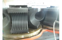 China Fully Automatic Plastic Pipe Extrusion Line With PLC control System supplier