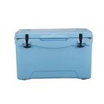 Plastic 50 QT Rotomolded Cooler Box LLDPE Wall PU Formed Insulation for sale