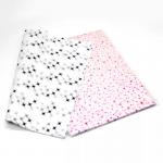 Polka Dot Gingham Double Color Background Tissue Paper Wrap For Shoe Box Nail Polish for sale