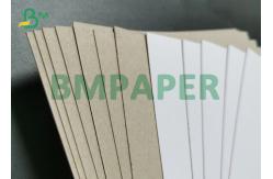 China One Side Coated White Top Gray Back 500gsm High Thickness Duplex Board supplier