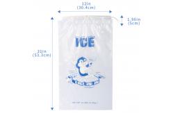 China Recyclable Drawstring Ice Pack Bags For Food Storage Customizable supplier