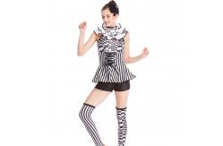China MiDee Charactors Costume Modern Design Unitard Halter Neck Sleeves Jumpsuits supplier