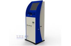 China Card Dispenser Check In Kiosk , Custom Logo Enclosure Bespoken Kiosk supplier
