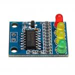 12V Battery Level Indicator Module 4 Onboard Battery Indicator LED Lights