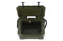 China 40L Rotomolded Coolers Ice Chest Box With Telescoping Handle Wheels supplier