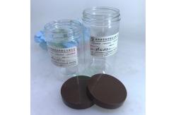 China FDA Nuts 300ml Clear Plastic Cylinder With Screw Lid supplier