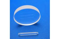 China Clear Transparent Circular Fused Quartz Glass Plate For Optics Manufacturing supplier