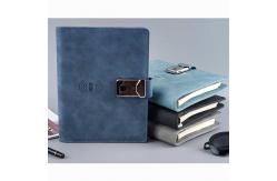 China Waterproof Multiscene PU Leather Notebook , Recyclable Notepad With Power Bank supplier