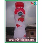 Fireproof PVC Tarpaulin Inflatable Yogurt Bottle For Adversting Campaign for sale