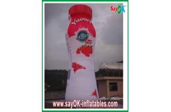 China Fireproof PVC Tarpaulin Inflatable Yogurt Bottle For Adversting Campaign supplier