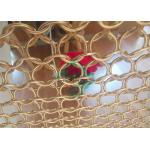 15 Mm Gold Color Architectural Chainmail Mesh
