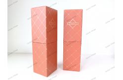 China Recyclable Rectangular Cosmetic Paper Tube Orange For Gift supplier
