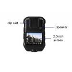 Waterproof Police Wearing Body Cameras , Gps Tracker Camera ROSH Approved for sale