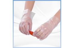 China Soft Disposable TPE Gloves Good Adhesion High Transparency supplier