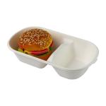 Biodegradable Sugarcane Bagasse Food Container Cutlery Eco Disposable Sugarcane Pulp for sale