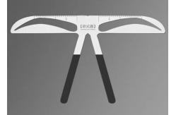 China Moisture - Proof Permanent Makeup Kit Eyebrow Ruler For Students supplier