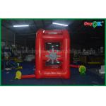 Customized Red Inflatable Money Machine Box Game Oxford Cloth