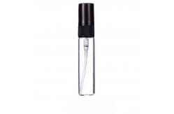 China 2ML 3ML 5ML & 10ML Empty Glass Perfume Spray Sample Container With Plastic Sprayer supplier