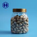 Wide Mouth Screw Lid Plastic Cashew Jars 570ml Bpa Free Transparent for sale