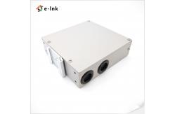 China Electrostatic Painting Fiber Splice Box LC Quadruplex 8 Ports FC SC DIN Rail supplier