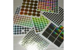 China Custom Shapes Brand Protection 3D Holographic Stickers supplier