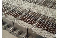 China Sus304 / 316 Conveyor Wire Mesh Belt Spiral Grid 2mm Dia supplier