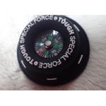 Eco-Friendly Soft Silicone Raised Embossed Custom Rubber Patch With Compass