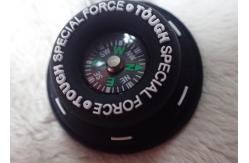 China Eco-Friendly Soft Silicone Raised Embossed Custom Rubber Patch With Compass supplier