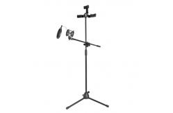 China Live Broadcasting Adjustable Stand Holder Microphone Bracket Floor 360 Degree supplier