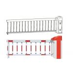 RS485 430Hz 6m Arm Fencing Gate Barrier 5 Million MTBF for sale