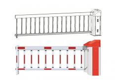 China RS485 430Hz 6m Arm Fencing Gate Barrier 5 Million MTBF supplier