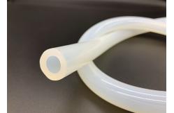 China Platinum Cured Clear Silicone Translucent Soft Rubber Tubing For Industrial Use supplier