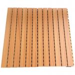 Sound Absorption Grooved Acoustic Panel Conference Room Wooden Wall Panels for sale
