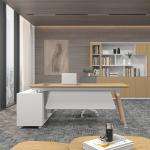 Luxury Office Desks L Shaped Executive Corner Desk With Drawers for sale