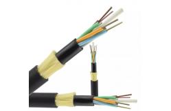 China JQ 9.8mm Fiber Optic ADSS Cable For 100M/200M/300M/400M Span supplier
